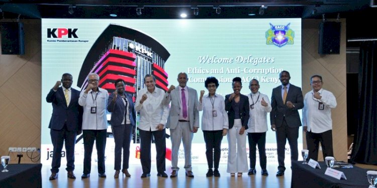 Dewan Pengawas (Dewas) KPK yang menerima kunjungan dan pertemuan dengan komisioner The Ethics and Anti-Corruption Commission (EACC) Republic of Kenya/Ist