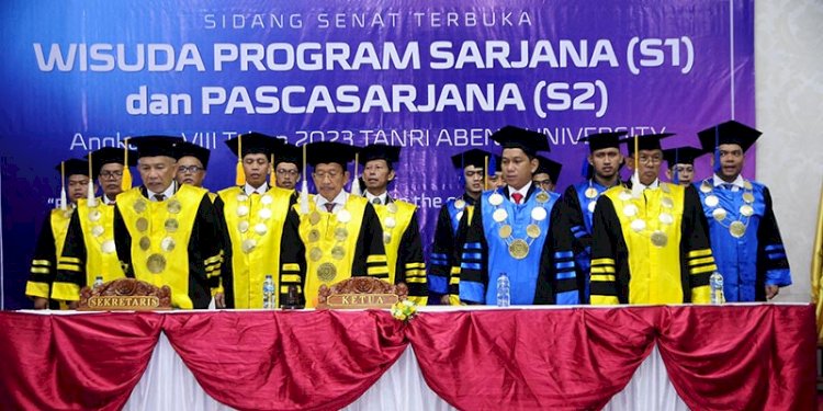 Wisuda program Sarjana (S1) dan Pascasarjana (S2) Angkatan VII Tahun 2023 Tanri Abeng University, Sabtu (26/8)/Ist