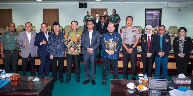 Narasumber FGD yang diselenggarakan Direktorat Kajian Ideologi dan Politik Lemhannas RI, dengan tema; ‘Konstitusionalitas Haluan Negara Guna Menjaga Kesinambungan Pembangunan Nasional’, Senin (28/8)/Ist