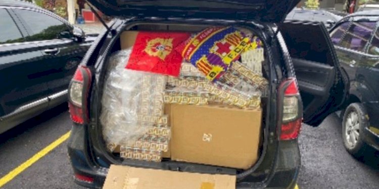 Puluhan karton rokok ilegal berhasil diamankan Tim Gabungan/Ist