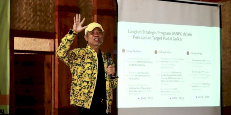 Kepala Badan Saksi Nasional Partai Golkar (BSNPG) Provinsi Jawa Barat, Siswanda H. Sunarto/Ist
