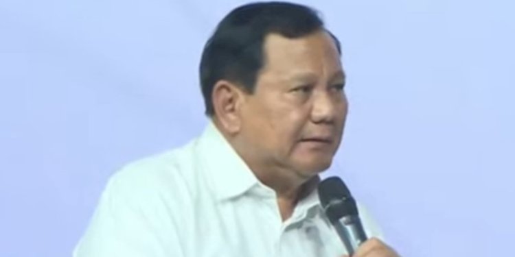 Bacapres Prabowo Subianto/Ist