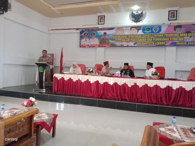 Kadis PMD Kabupaten Lebong, Reko Haryanto saat menyampaikan sambutan/RMOLBengkulu