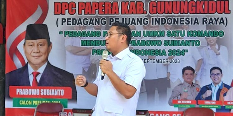 Ketua Dewan Pembina DPP organisasi Pedagang Pejuang Indonesia Raya (Papera), Sudaryono/Ist