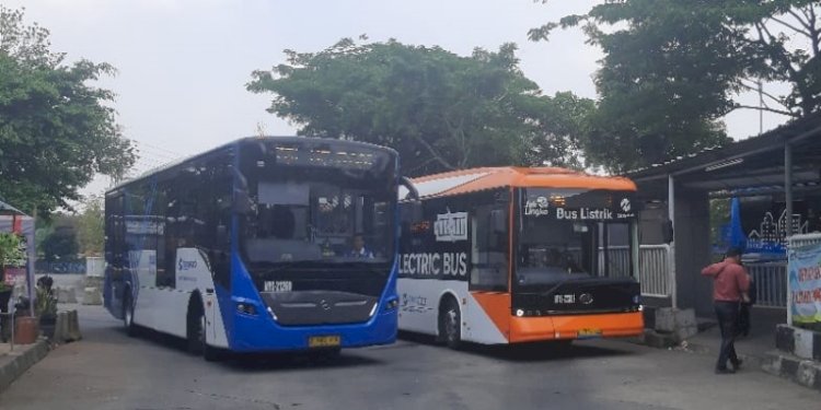 Bus Transjakarta di Terminal Kampung Rambutan, Jakarta Timur/RMOL