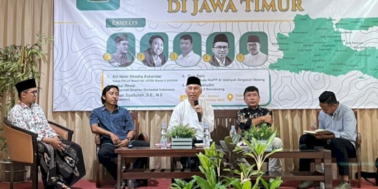 Diskusi Membaca Dukungan Pilpres di Jawa Timur yang digelar di Malang pada Rabu (4/10)/Ist