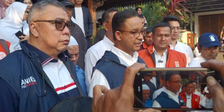 Bacapres Koalisi Perubahan untuk Persatuan, Anies Baswedan, saat berkunjung di Purwakarta/RMOLJabar