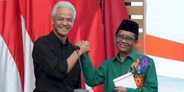 Pasangan bakal capres-cawapres Ganjar Pranowo dan Mahfud MD/Ist