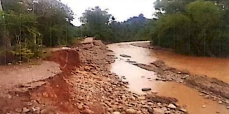 Kondisi salah satu wilayah di Aceh Utara pasca banjir/Dok PUPR Aceh Utara