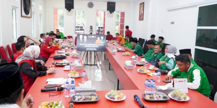 Partai koalisi di Lampung bahas pemenangan Ganjar-Mahfud, Sabtu (28/10)/ist