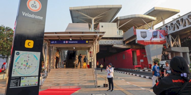 Pembangunan Light Rail Transit (LRT) Jakarta fase 1B rute Velodrome-Manggarai resmi dimulai/Ist