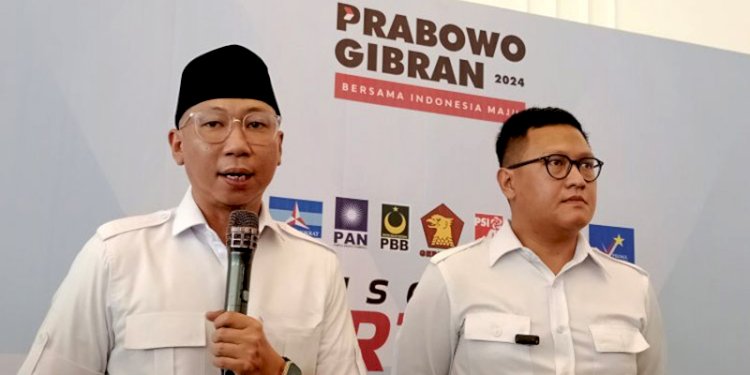 Ketua Gerindra Lampung Rahmat Mirzani Djausal dan Sekretaris Ahmad Giri Akbar/RMOLLampung
