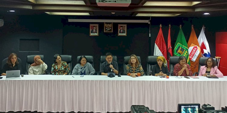 Jumpa media terkait masuknya Jaleswari Pramodhawardani dalam TPN-GM di Gedung HighEnd, Jalan Kebon Sirih, Rabu (15/11)/RMOL