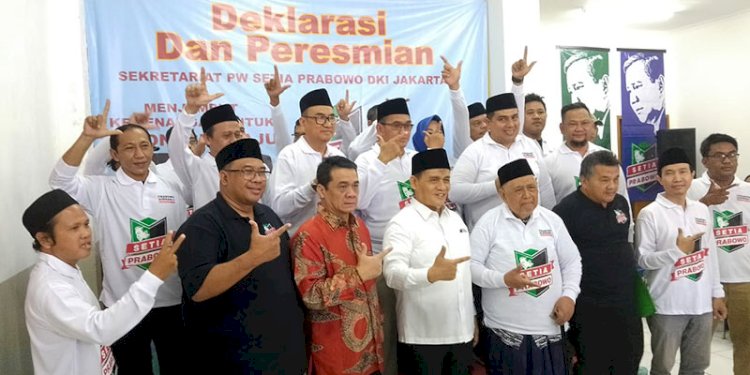 Deklarasi dan Peresmian Relawan Setia Prabowo DKI Jakarta/Ist