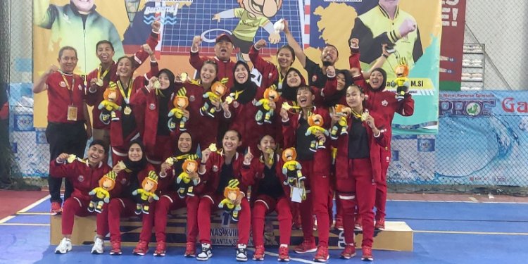 Tim Futsal DKI Jakarta berhasil meraih emas di Pekan Olahraga Mahasiswa Nasional (POMNas) XVIII, Kalimantan Selatan/Ist