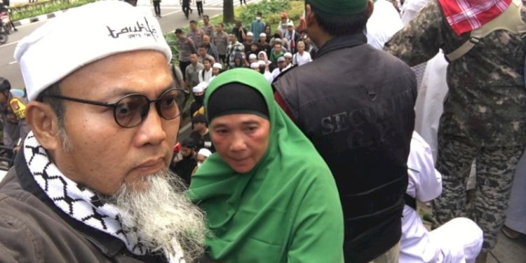 Gunawan Pharrikesit selaku salah satu penggagas pemberangkatan bersama Masyarakat Lampung menuju Reuni 212/Ist
