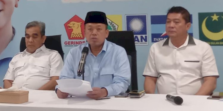 Nusron Wahid bersama fungsionaris TKN Prabowo-Gibran/RMOL