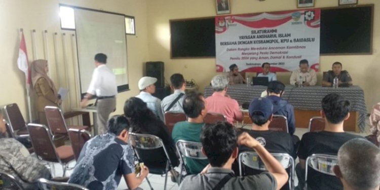 Puluhan napiter gelar deklarasi damai di Kantor Kesbang Pol Kota Tasikmalaya/RMOLJabar