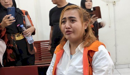 Lina Mukherjee saat menjalani sidang di Pengadilan Negeri Palembang/RMOLSumsel.id