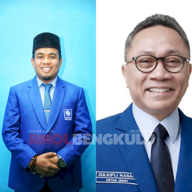 Ketua DPD PAN Kabupaten Lebong, Carles Ronsen (Kiri) dan Ketum PAN, Zulkifli Hasan (Kanan)/RMOLBengkulu