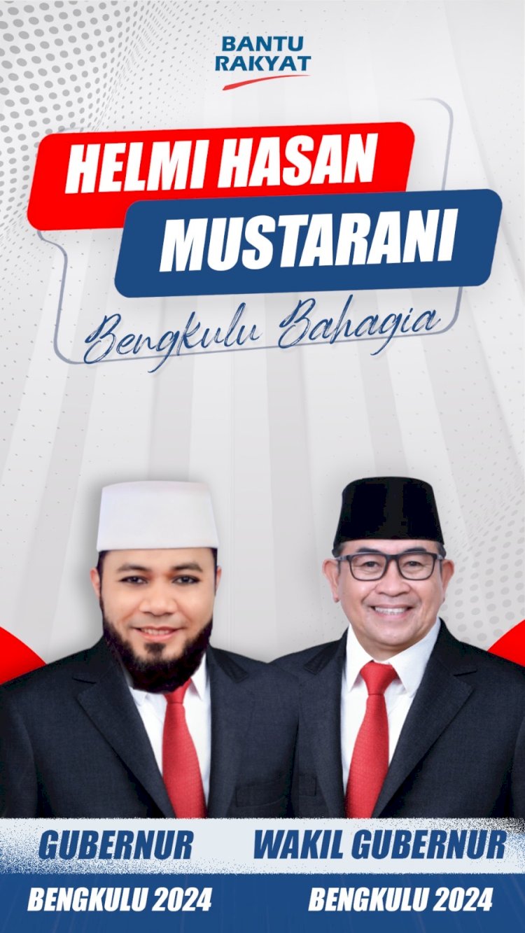 Banner Pasangan Helmi Hasan-Mustarani/Ist