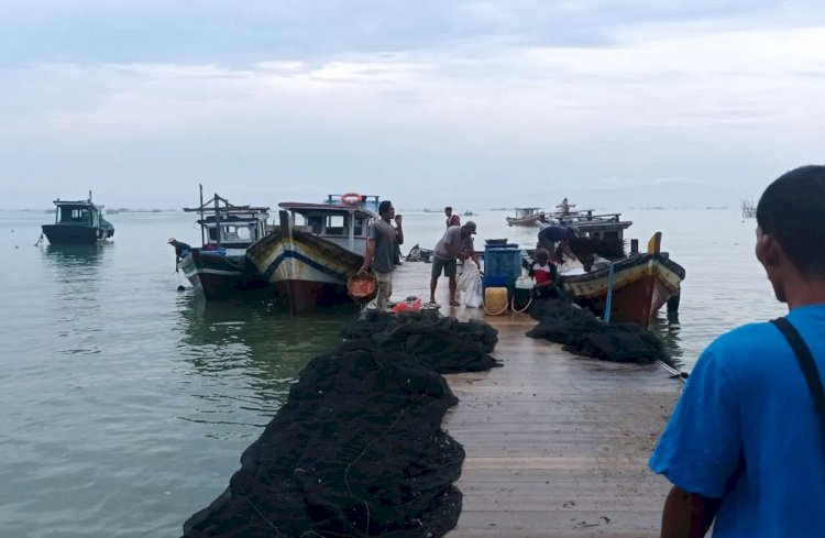 ilustrasi - Nelayan di perairan selatan Banten kebanjiran tangkapan ikan teri melimpah. ANTARA/Mansyur