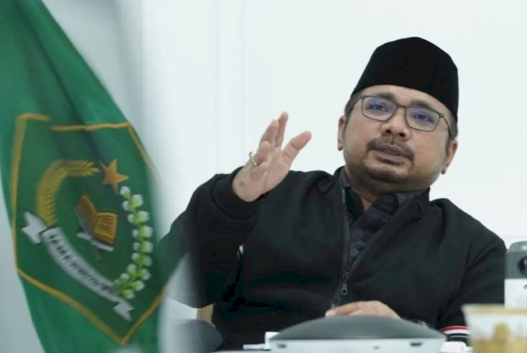 ilustrasi - Menteri Agama Yaqut Cholil Qoumas (ANTARA/HO-Kemenag)