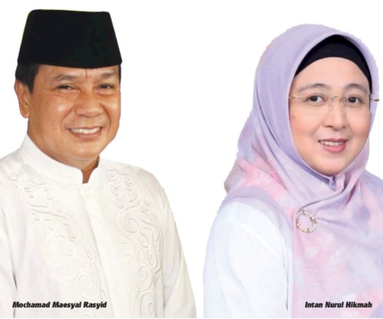 Pasangan Moch. Maesyal Rasyid dan Intan Nurul Hikmah