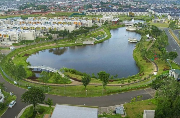 ilustrasi - Foto dari atas Kawasan gading serpong Tangerang Banten. ANTARA/HO-Istimewa