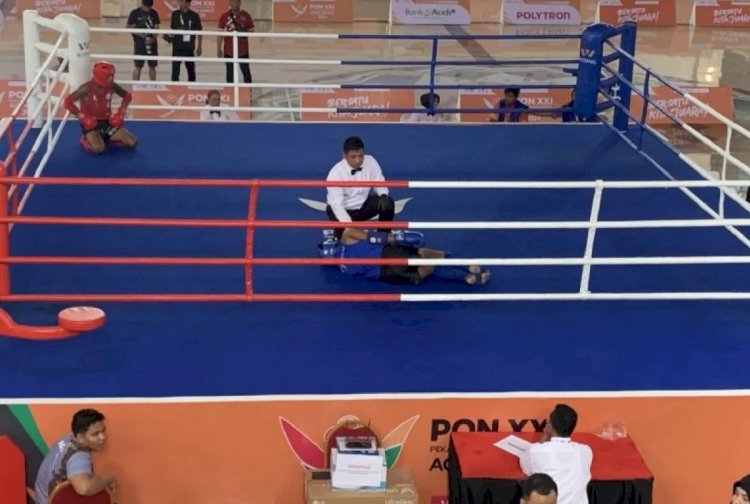 ilustrasi - Pertandingan muaythai di PON Aceh-Sumatera Utara 2024 di Bale Meuseuraya Aceh, Senin (9/9/2024). ANTARA/Mario Sofia Nasution