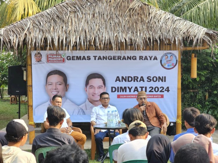Deklarasi anak muda Tangerang Raya dukung Andra Soni.  Foto: Rohim