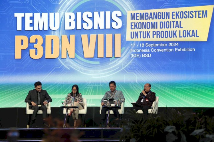 Temu Bisnis Aksi Afirmasi P3DN Tahap Kedelapan di ICE BSD, Tangerang Selatan. Foto; Rohim