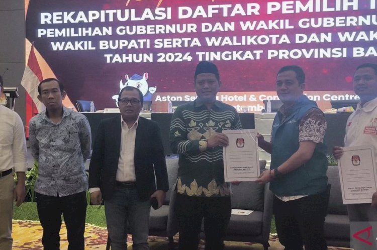 ilustrasi: Penetapan pasangan calon pada Pemilihan Gubernur dan Wakil Gubernur Banten 2024 di Serang, Banten, Minggu (22/9/2024). ANTARA/Devi Nindy