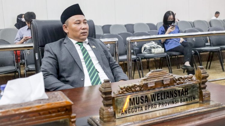 Wakil Ketua Fraksi PPP - PSI DPRD Banten Musa Weliansyah. Foto: Rohim