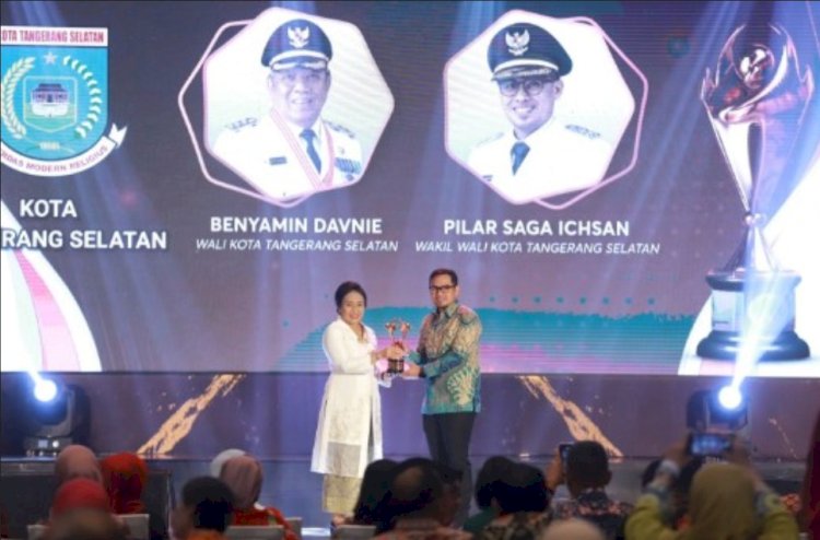 Pemerintah Kota Tangerang Selatan (Tangsel) baru-baru ini menerima predikat Kota Layak Anak tahun 2023 dari Kementerian Pemberdayaan Perempuan dan Perlindungan Anak (KemenPPPA)/ist