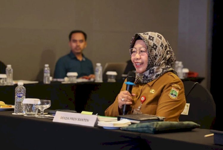 ilustrasi - Pelaksana Harian Sekretaris Daerah Provinsi Banten Virgojanti dalam forum komunikasi dan kemitraan dengan pemangku kepentingan tingkat Provinsi Banten di Serang, Selasa (10/9/2024). ANTARA/HO-Pemprov Banten