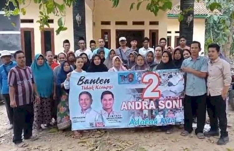 ilustrasi - Tim 08 Relawan Jokowi Prabowo (RJP) Provinsi Banten menargetkan 10.000 suara untuk pasangan Gubernur dan Wakil Gubernur Andra Soni - Dimyati Natakusumah di Pemilihan Kepala Daerah 2024. (Foto: ist)