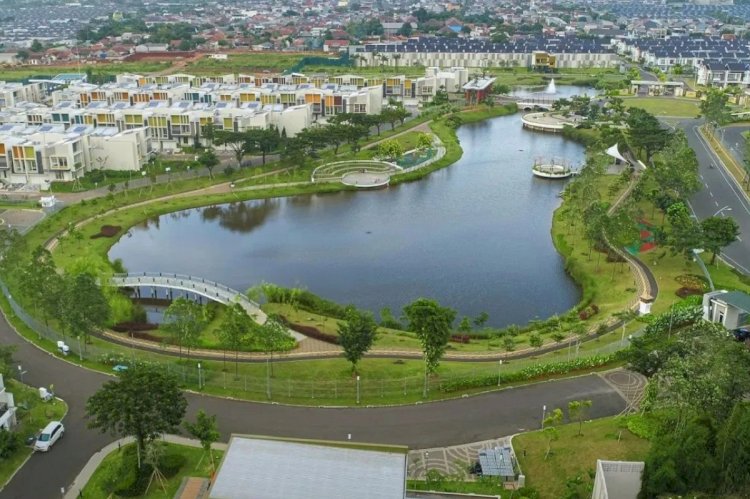 ilustrasi - Foto dari atas Kawasan gading serpong Tangerang Banten. ANTARA/HO-Istimewa