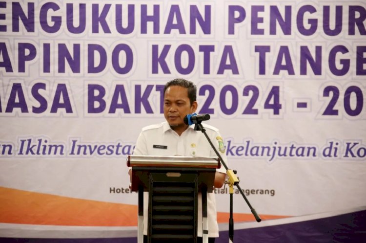 ilustrasi - Pj Wali Kota Nurdin dalam acara pengukuhan pengurus APINDO masa bakti 2024-2029 di Hotel Golden Tulip Essential Tangerang, Rabu. ANTARA/HO-Pemkot Tangerang