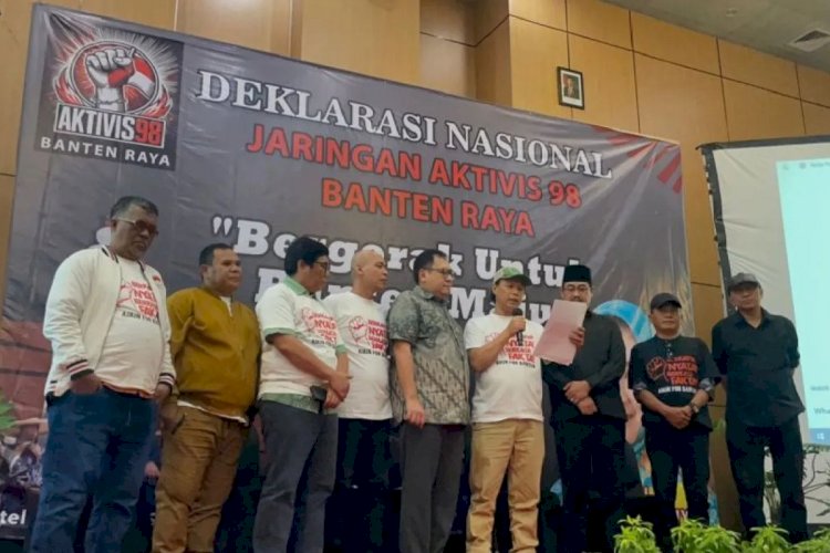 ilustrasi - Jaringan Nasional Aktivis 98 Banten Raya siap menangkan Calon Gubernur dan Wakil Gubernur Banten Airin Rachmi Diany-Ade Sumardi, di Tangerang Kamis (31/10/2024). ANTARA/HO