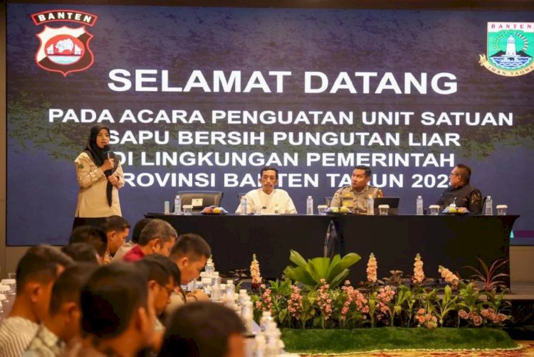 ilustrasi - Rapat Koordinasi Penguatan Saber Pungli di Lingkungan Pemerintah Provinsi Banten di Serang, Jumat (15/11/2024). (Antara/HO-Pemprov Banten)