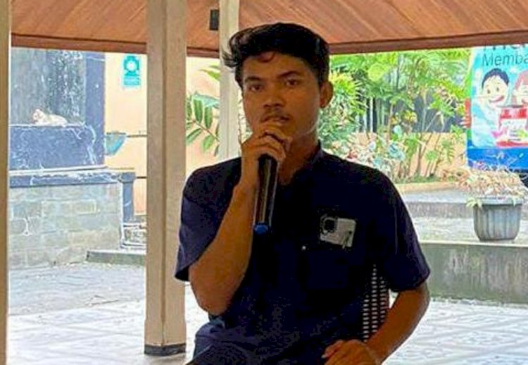 ilustrasi - Ketua Umum Keluarga Mahasiswa Kecamatan Cileles Muhamad Saroji (RMOLBanten/KMKC)