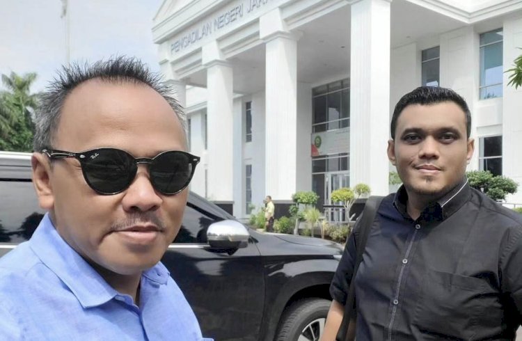 Pengacara Dr. Yayan Riyanto SH, MH., di Pengadilan Negeri Jakarta Timur.