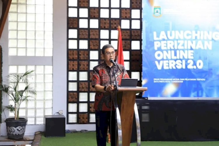 ilustrasi - Kepala DPMPTSP Kota Tangerang Sugihharto Achmad Bagdja saat memberikan sambutan dalam acara peluncuran persetujuan bangunan gedung (PBG) 10 jam selesai. ANTARA/HO-Pemkot Tangerang