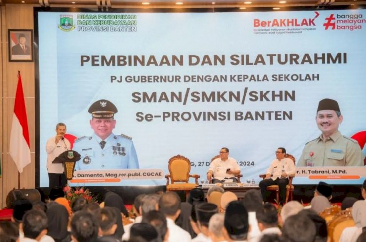 ilustrasi - Silaturahmi kepala sekolah SMAN, SMKN, dan SkHN se-Banten di Pendopo Gubernur Banten, Serang, Jumat (27/12/2024). (ANTARA/HO-Pemprov Banten)