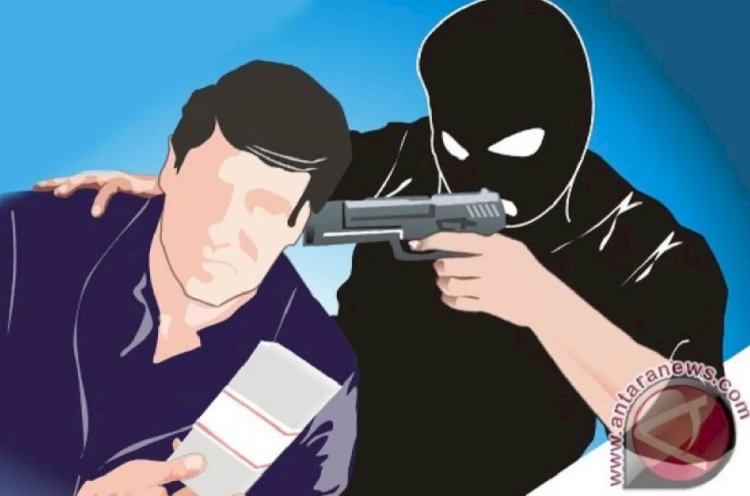 Ilustrasi - Perampokan SPBU. ANTARA/HO