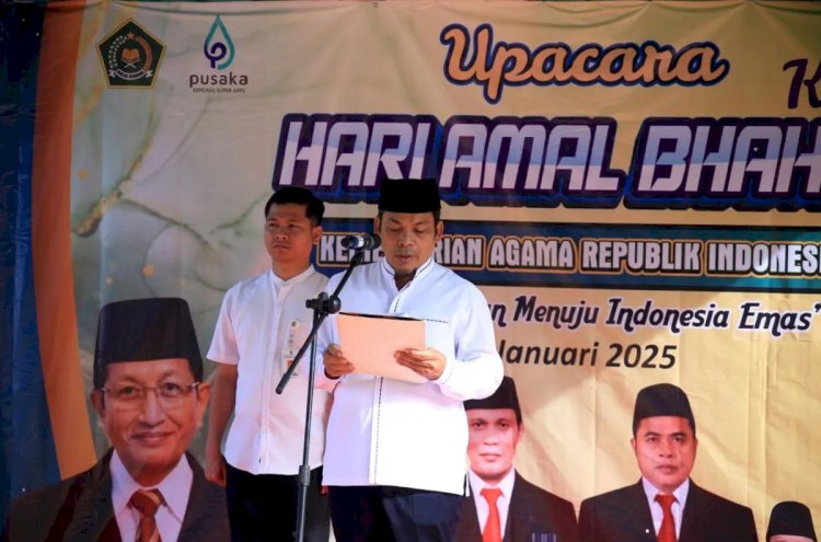 ilustrasi - Pj Wali Kota Nurdin saat menjadi pembina upacara Peringatan Hari Amal Bhakti (HAB) ke-79 Kementerian Agama Kota Tangerang, yang digelar di Lapangan MTsN 1 Kota Tangerang, Jumat. ANTARA/HO-Pemkot Tangerang