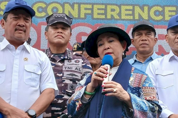 ilustrasi - Ketua Komisi IV Dewan Perwakilan Rakyat (DPR) RI Siti Hediati Haryadi alias Titiek Soeharto saat memberikan keterangan pers dalam kegiatan pembongkaran pagar laut di Tangerang. ANTARA/Azmi Samsul Maarif