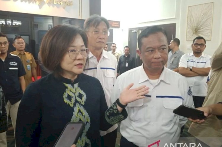 ilustrasi - Corporate Secretary PT PIK Dua Tbk, Christy Grassela setelah lakukan MOU dengan Pemkot Serang, di Serang, Banten, Selasa, (18/3/2025). (ANTARA/Desi Purnama Sari)