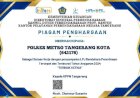 Polres Metro Tangerang Kota Meraih 2 Penghargaan Top